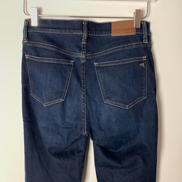 MADEWELL 9" High-Rise Skinny Jeans 27T in Larkspur Wash - Picture 7 of 10